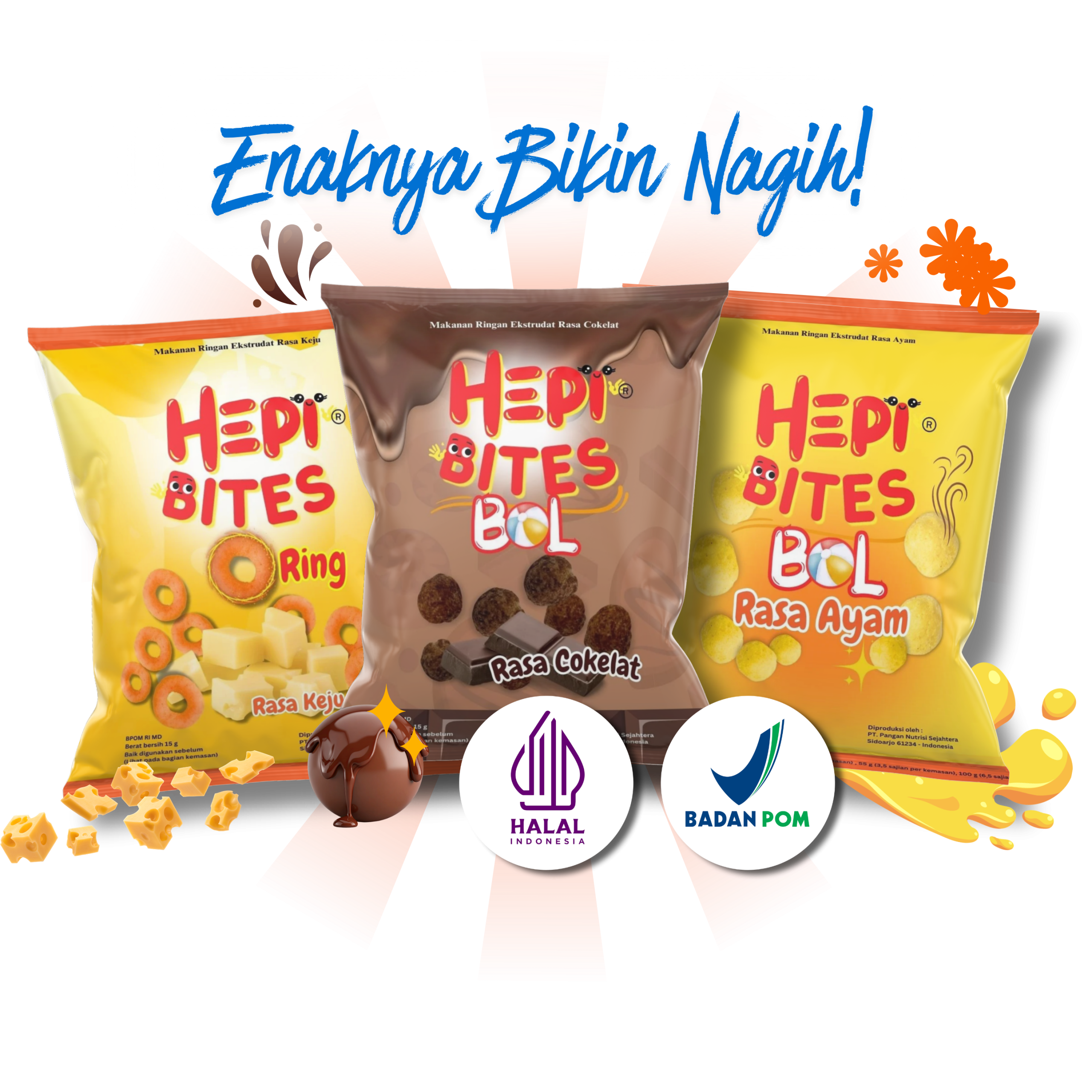 New Product display marketplace Hepi Bites